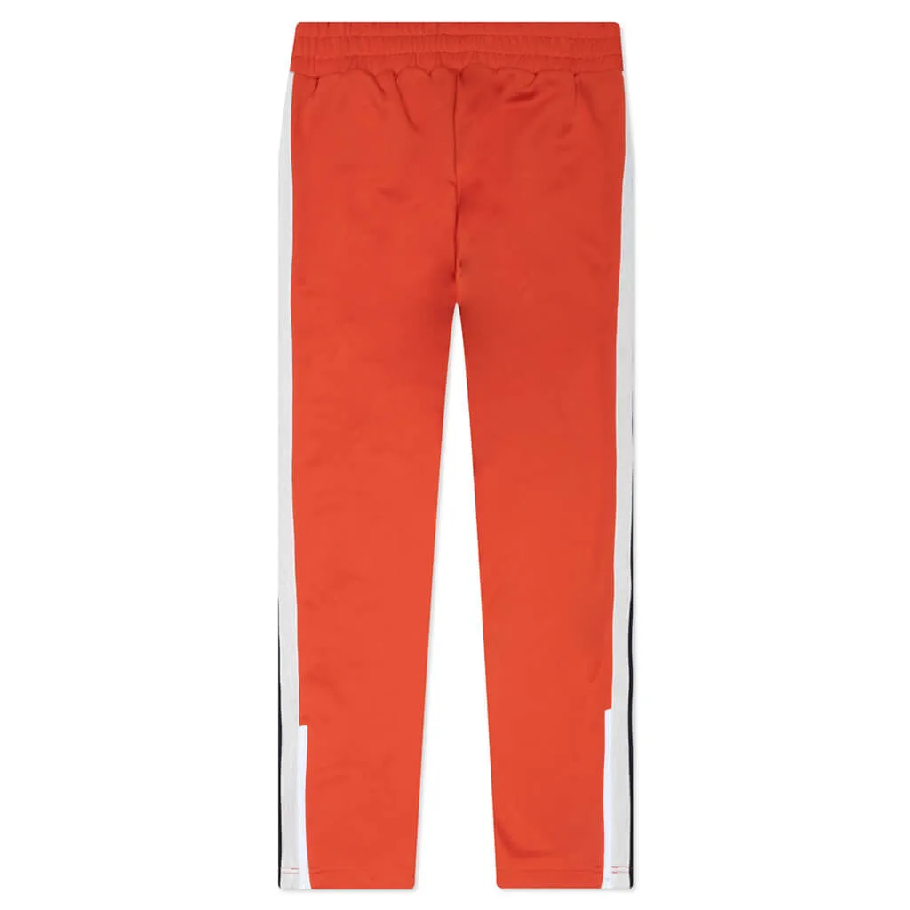 Classic Track Pants - Brick Red/Off-White